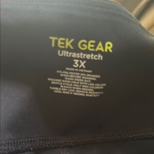 Tek Gear Ultrastretch Leggings in Black 3X